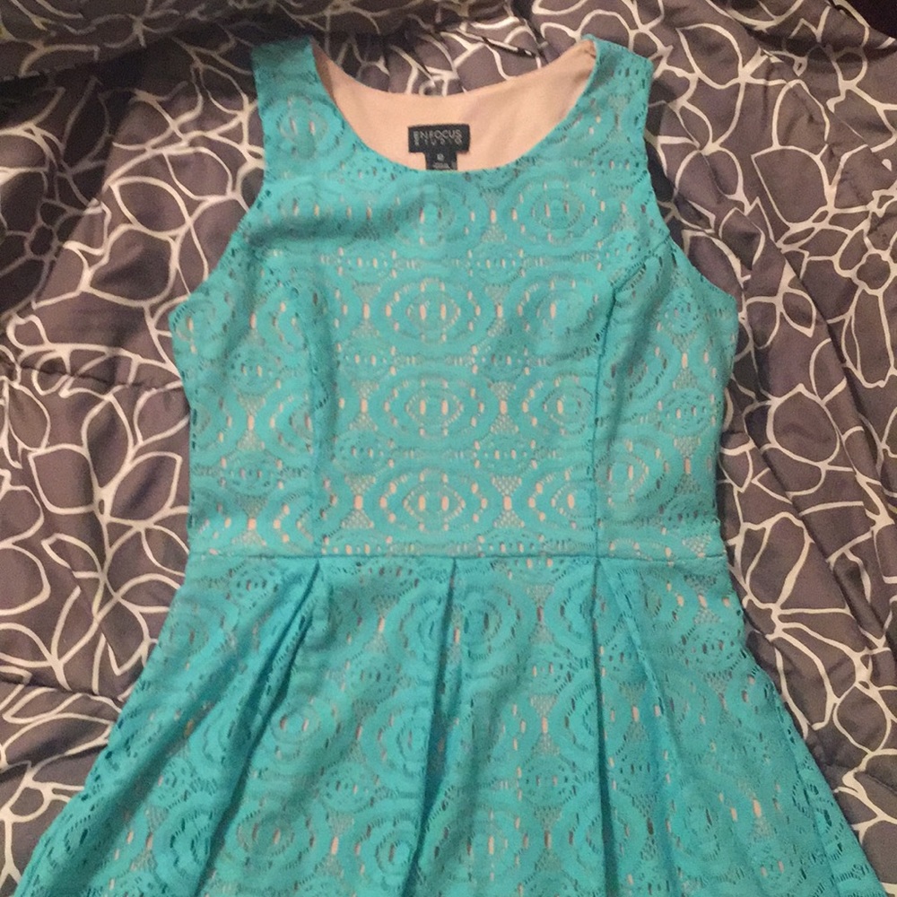 Teal dress from Ross, worn once, size 12